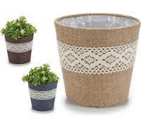 Ibergarden S3601597 Pot de fleurs, multicolore