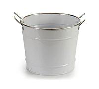 Ibergarden S3602560 Petit seau Blanc/Argent, Nickel