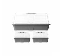 Ibergarden Set de serres en Plastique Gris Transparent (8 unités)