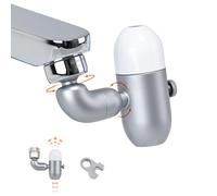 Ibergrif M91006-1, Économiseur d'eau de Robinet, 4 modes, Rotation à 360° avec Réglage de La Pression de l'eau, Adapté aux Robinets de Cuisine/Salle de Bain(Interface M24)