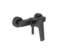 Ibergrif M12007B Robinet de douche, avec douchette, tuyau et support, noir