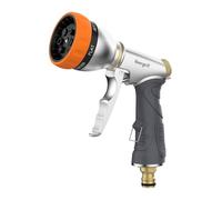 Ibergrif M20285 Pistolet Arrosage du Jardin Metal 7 modèles réglables, pour laver les voitures, les animaux domestiques, arroser le jardin