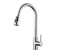 Ibergrif M22136 Mitigeur Cuisine, Robinet Cuisine 360° Finition Chromée