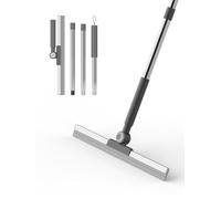 Ibergrif M34103 Balai Raclette Sol de Large 42cm, Raclette Douche Balai en Caoutchouc avec Long Manche réglable (113cm), Lave Vitre, pour Sol, Douche, carrelage, Cuisine, Patio, Jardin