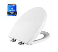 Couvercle de toilette Ibergrif avec siège de toilette en O abaissement automa...