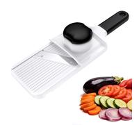 Ibergrif M526 Mandoline Cuisine, Coupe Légumes Réglable 1-4 mm | Protection Anti-Doigts, Verrou de Sécurité, Nettoyage Facile, pour Chou, Oignon, Pomme de Terre et Pomme