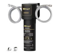 Ibergrif M91009, 10UA Système de Filtre à Eau sous l'évier, Certifié NSF/ANSI 42, Réduit le Chlore, le Plomb, le Fluorure, le Mauvais Goût et les Odeurs, Installation Rapide, Noir