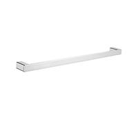 Ibergrif Plinto - Barre Porte-Serviettes Carré en Laiton, Accessoires de Salle de Bain, Chrome