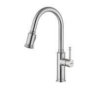 Ibergrif - Robinet de Cuisine avec Douchette Extractible, Mitigeur d'évier, Chromé