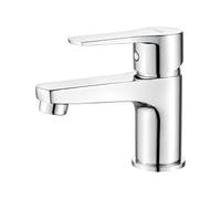 Ibergrif Star - Mitigeur de Salle de Bain, Robinet de Lavabo, Chrome, argent