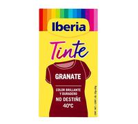 Iberia 214112 Teinture grenat pour vêtements, Bordeaux, 70 gr