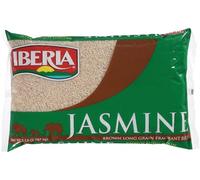 Iberia Riz au jasmin brun, 2,3 kg de riz au jasmin brun enrichi naturellement parfumé