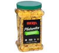 Iberia Saladito Copeaux de plantain légèrement salés, 590 ml