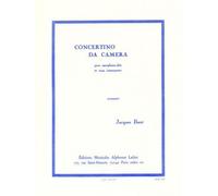 IBERT J. - CONCERTINO DA CAMERA - SAXOPHONE ALTO ET PIANO