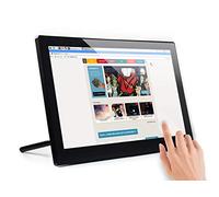 IBest 13.3inch HDMI LCD (H) (with Case) 1920x1080 Capacitive Touch Screen HD Monitor IPS Display with Toughened Glass Cover Support Raspberry Pi/BB Black PC Systems Windows 10/8.1/8/7