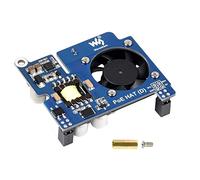 IBest POE Hat for Raspberry Pi 4B 3B+,802.3af/at-Compliant,Power Over Ethernet Hat (D) Expansion Board for Raspberry Pi,with Cooling Fan and Heatsink,Tailored for Raspberry Pi Official Case