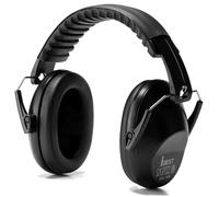 iBest UK Casque anti-bruit pour enfants et adultes Noir Pliable et réglable Idéal pour l'autisme et les environnements bruyants 26 dB, Noir , taille unique