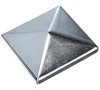 IBFM 398080 GALVANIZED Capuchon pour poteaux en bois 80 x 80 mm en acier galvanisé