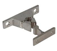 IBFM Support de porte avec mécanisme de serrage, distance par rapport au mur 35 mm, zamak chromé ; argent ; 1 pièce