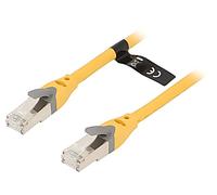 IBHYG Patch cord U/FTP 6a OFC PVC jaune 15m 27AWG veines : 8 VENTION