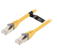 IBHYL Patch cord U/FTP 6a OFC PVC jaune 10m 27AWG veines : 8 VENTION