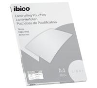 ACCO Ibico Pochettes de plastification A4 Basics Light Brillant Transparent Pack de 100