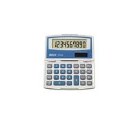 Ibico Calculatrice de poche 101X – 10 chiffres, panneau solaire et pile – Blanc/Bleu – Blister