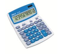 Ibico Calculatrice de bureau 212X compacte pour bureau, maison et école Blanc/Bleu
