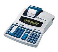 ACCO Ibico Calculatrice imprimante 1491X – fonctions calcul, modif. et impression – Blanc/bleu