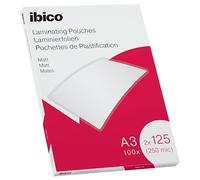 ACCO Ibico Sac en polyamide 627324 A3 2 x 125 microns mat 100 pièces