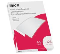IBICO 627315 - Sac en luisant, A5, 2 x 125 microns, brillant, 100 pièces