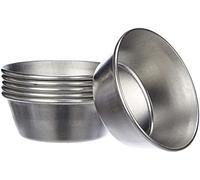 Ibili 142000 Set 6 Moules Pastel de Nada Portugais, Aluminium, Argent, 17 x 8 x 4 cm