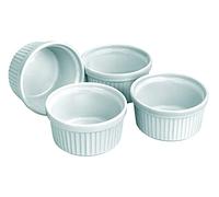 Set de 4 ramequins en céramique 9 cm Ibili