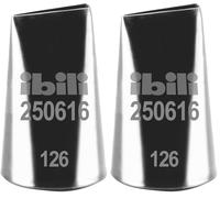 IBILI 250616 Douille de pâtisserie Forme de pétales 16 mm (Lot de 2)