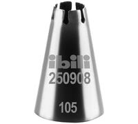 IBILI Douille de pâtisserie 250908 - Forme coquille/corde 8 mm