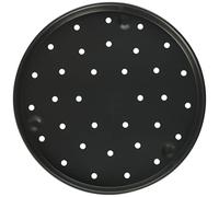 MOULE A PIZZA 28 cm ALUMINIUN ANTI-ADHERENT ROUGE MOUCHETE DE NOIR MOULE PERFORE PASSE AU LAVE-VAISSELLE