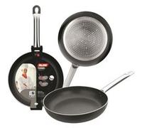 IBILI Poêle I-CHEF 403024 – Aluminium antiadhésive, manche inox, 24 cm, compatible induction