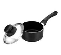 Ibili 406412 casserole avec bec verseur 12 cm en aluminium + couvercle en verre G