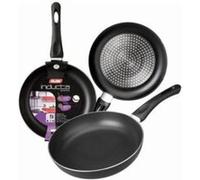 Ibili Lot de 3 poêles Inducta 18/20/24 cm Aluminium Antiadhésif compatible avec l'induction