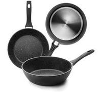 IBILI - Poêle Honda Natura, 28 cm, Aluminium, Antiadhésif style pierre, Compatible avec l’induction