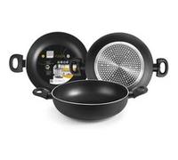 Poêle profonde - IBILI - Fusion - Aluminium - 36 cm - Antiadhésif sans PFOA