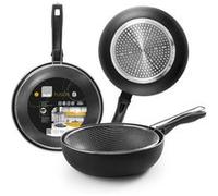 Ibili Friteuse Fusion 451026 – avec panier – Aluminium antiadhésif compatible induction – 26 cm