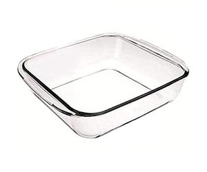 IBILI 480625 Kristall Plat Carre Plastique Transparent 25 x 22 x 5 cm