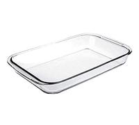 IBILI 480723 Kristall Plat Rectangulaire Acier Transparent 23 x 15 x 5 cm