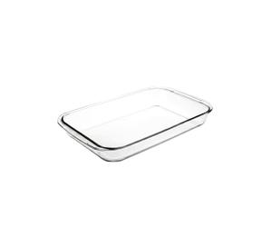 IBILI 480740 Plat Rectangulaire, Verre, Transparent, 40 x 23 x 5 cm