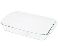 IBILI 480840 Plat Rectangulaire Haut, Verre, Transparent, 40 x 25 x 7 cm