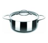 IBILI Casserole avec couvercle Noah 20 cm – Acier inoxydable 18/10 – Compatible avec l'induction