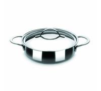 Ibili 605322 Noah Plat Rond Avec Couvercle Inox 22 Cm