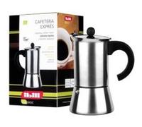 Ibili Cafetière express Indubasic 611306 6 tasses Inox 18/10 Inox G