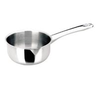665318 casserole bombée avec bec verseur prisma 18 cm en inox 18%